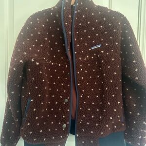 Patagonia Chocolate Fleece with Dots